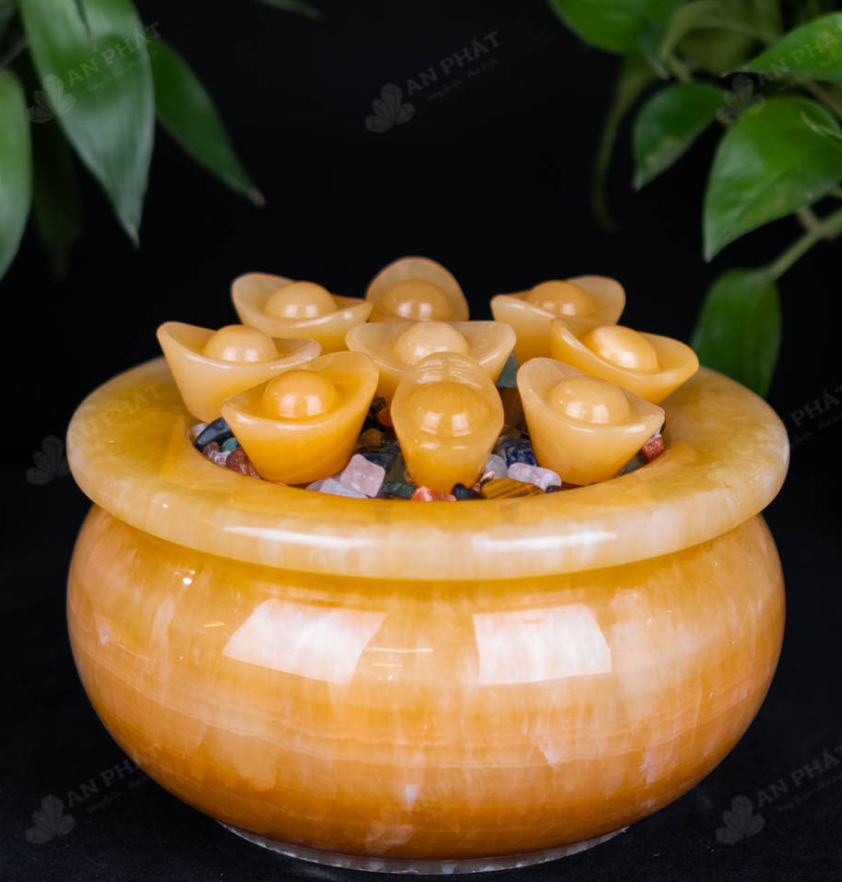 Chất liệu Bát Tụ Bảo cao cấp Ngọc Hoàng Long nguyên khối